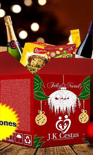 Cesta de natal grande Cesta de natal grande