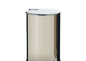 Cesto de lixo inox com pedal Cesto de lixo inox com pedal