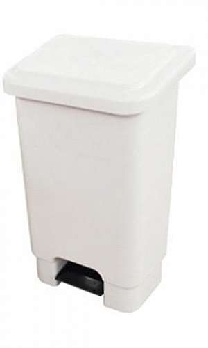 lixeira com pedal 50 litros branca lixeira com pedal 50 litros branca