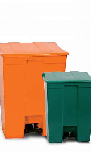 Lixeira inox com pedal Lixeira inox com pedal