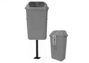 Lixeira de inox para calçada Lixeira de inox para calçada