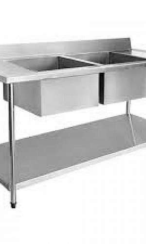 Pia de aço inox para cozinha Pia de aço inox para cozinha