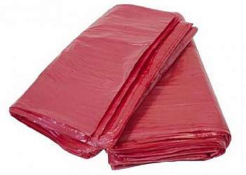 Lixeira de inox vermelha Lixeira de inox vermelha